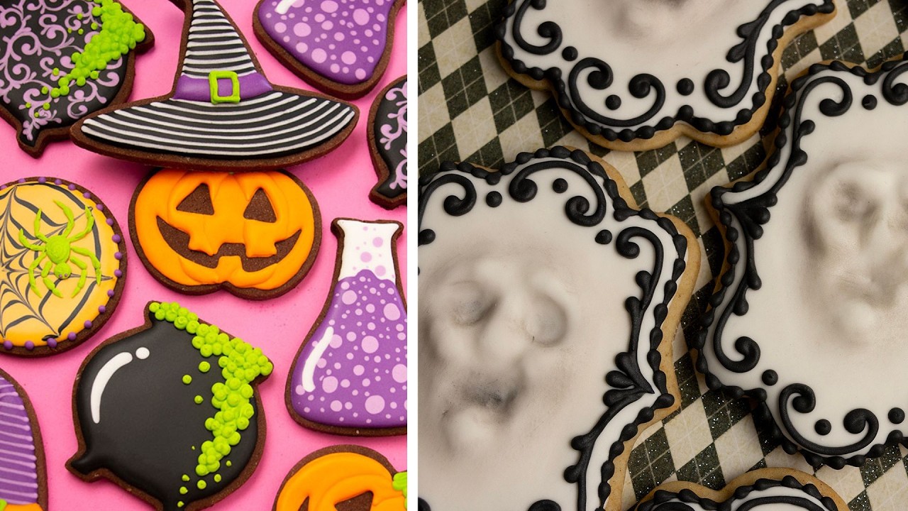 1 Hour Halloween Cookie Decorating 🎃
