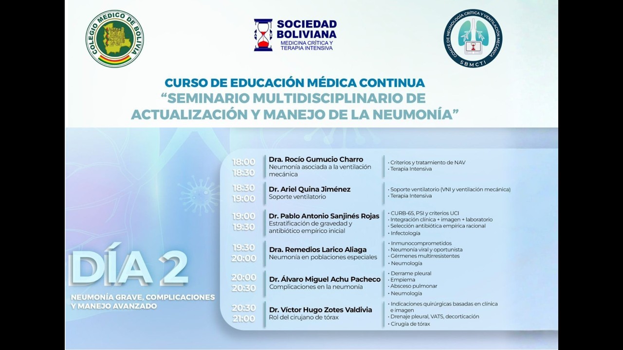 Seminario de Neumonía Día 2. Parte I