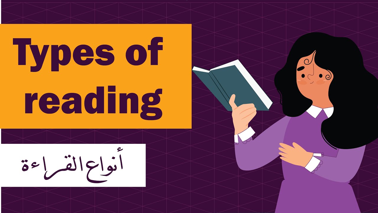 أنواع القراءة واهميتها Type of reading ( مع حل التجميعات ) - الرخصة المهنية اللغة الإنجليزية