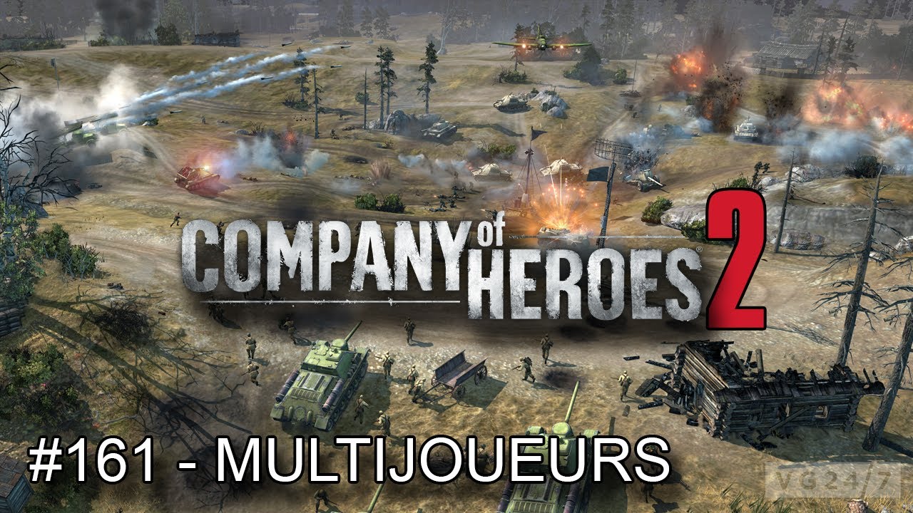 Company Of Heroes 2 (FRANCE) #161 Multijoueurs 3VS3 en ligne 