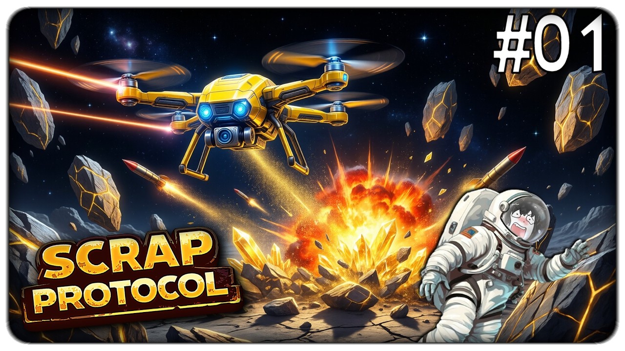 POTENZIAMO IL DRONE FUTURISTICO E DEVASTIAMO UN PIANETA ALIENO | Scrap Protocol - ep.01