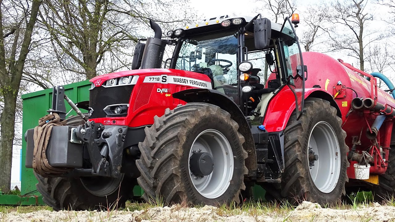 Injecting Slurry | Massey Ferguson 7718 + Schuitemaker | Waaijenberg | 2021