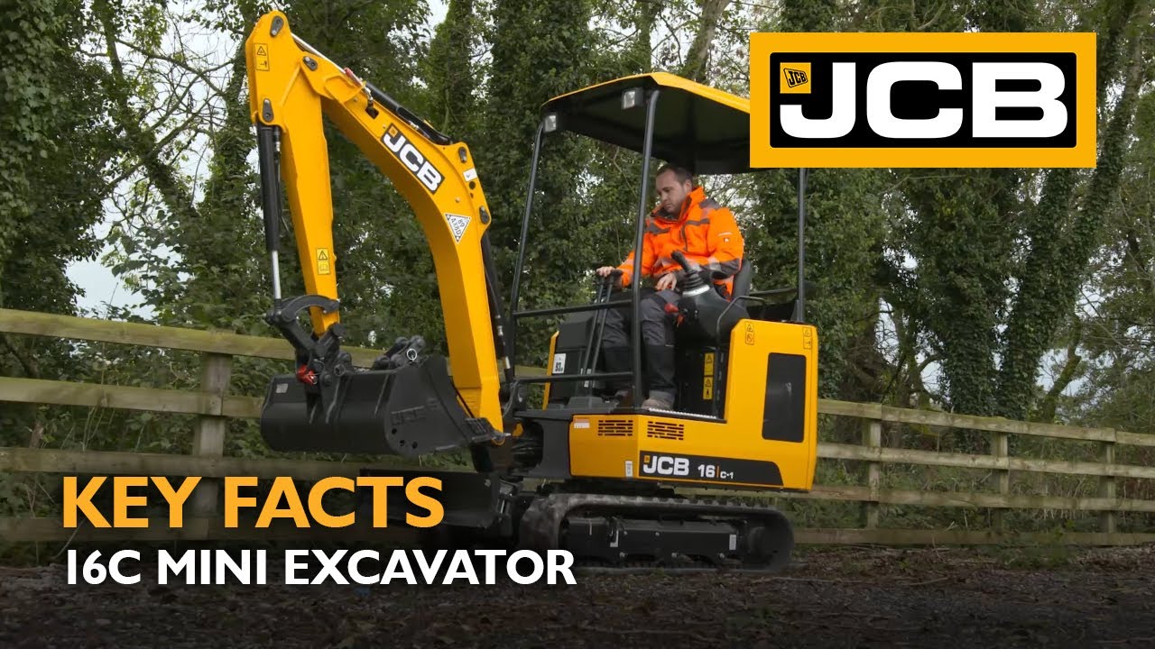 JCB 16C-1 Mini Excavator - Key Facts