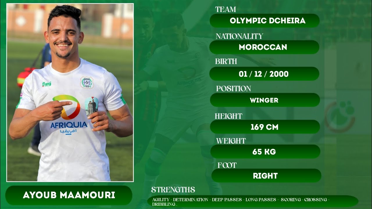 AYOUB MAAMOURI [17] OLYMPIC DCHEIRA 2023/2024