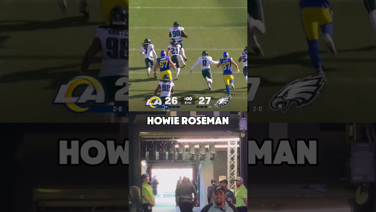 Howie Roseman reaction 