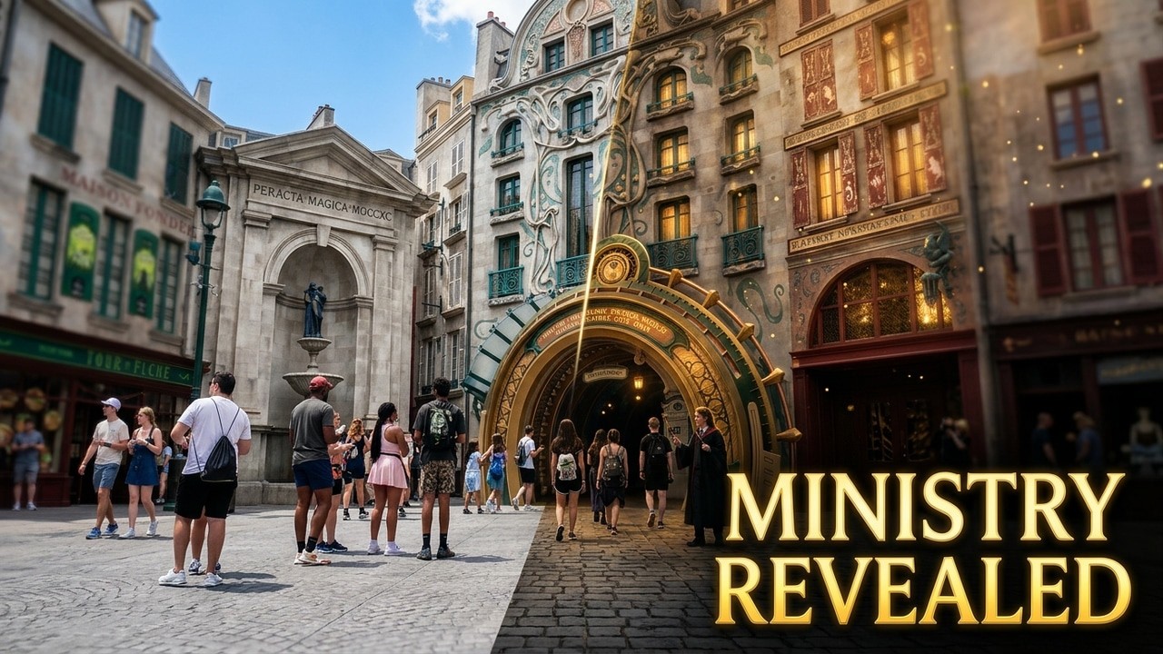 [4K] The Wizarding World of Harry Potter :  Ministry of Magic Daytime Walk
