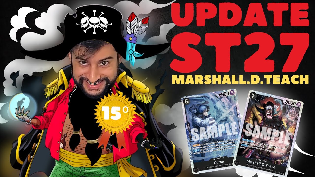 Я нашёл колоду Чёрной Бороды — тебе обязательно нужно это увидеть! One Piece Card Game 🏴‍☠️