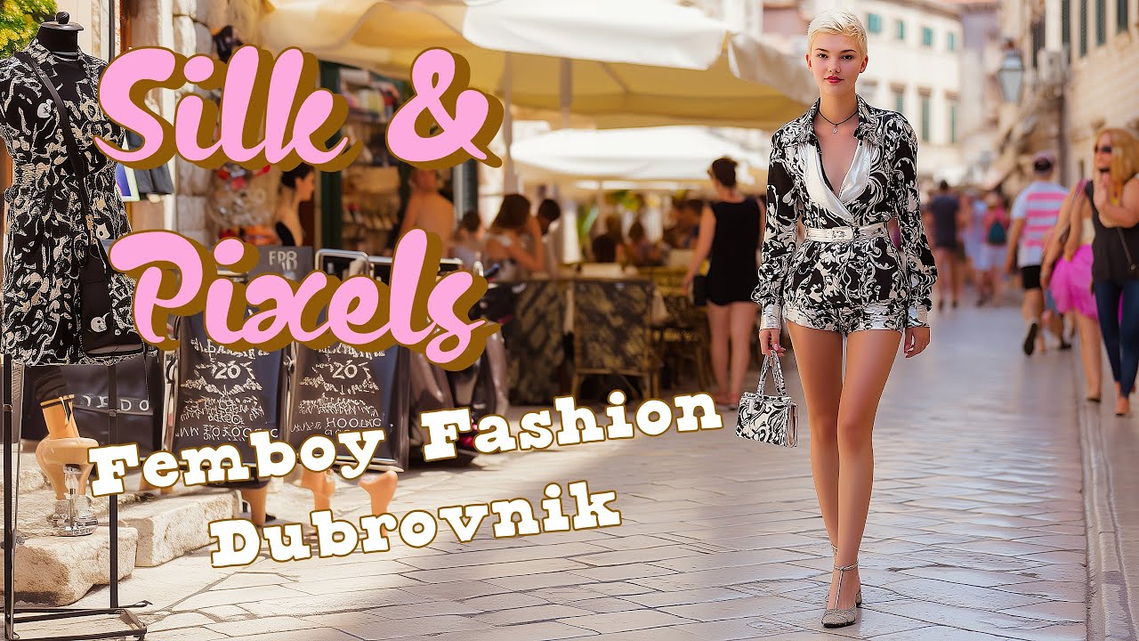 Femboy fashion in Dubrovnik #femboy #fashion #croatia