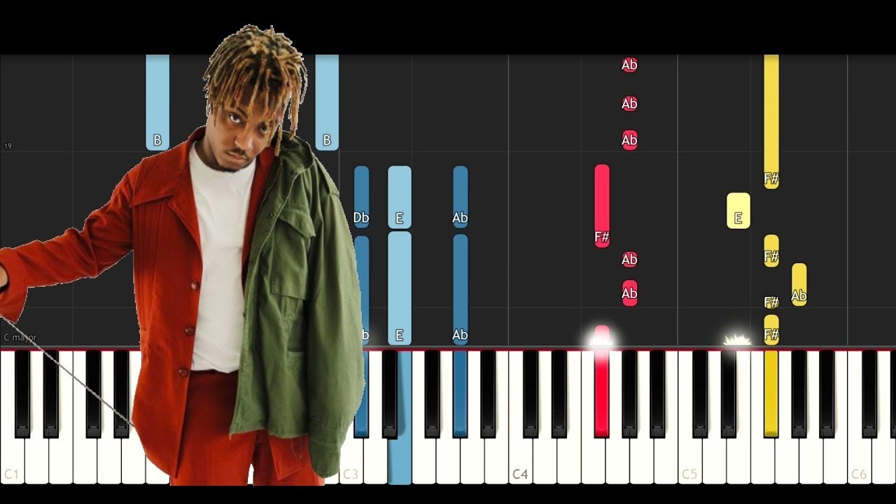 Juice Wrld - Lean Wit Me (Piano Tutorial)