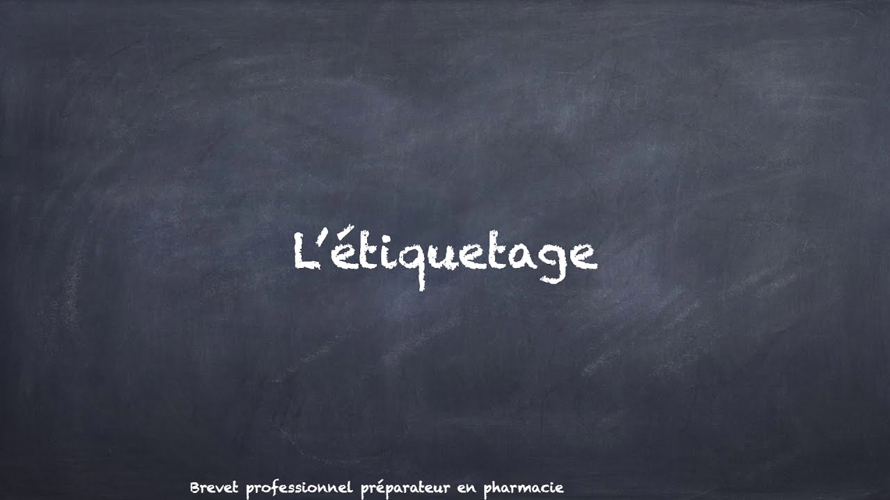Étiquetage-BP préparateur pharmacie