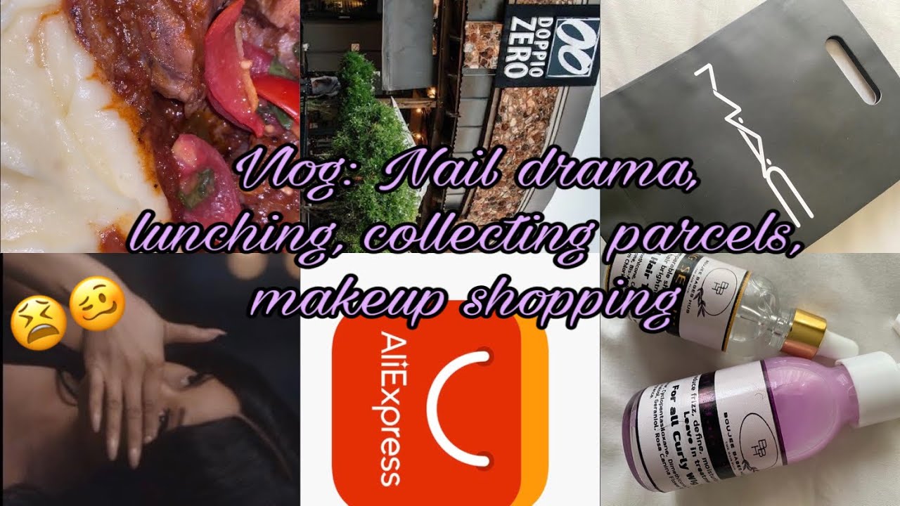VLOGMAS| NAIL DISASTER, COLLECTING PARCELS, ALI EXPRESS, MAC ,LUNCH