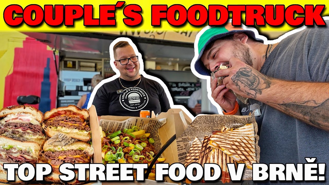 VYHROCENÝ BRNĚNSKÝ STREET FOOD COUPLES FOODTRUCK JE TOTÁLNÍ ZÁŽITEK!🤩🔥VELKÁ OCHUTNÁVKA S TONYM!😎