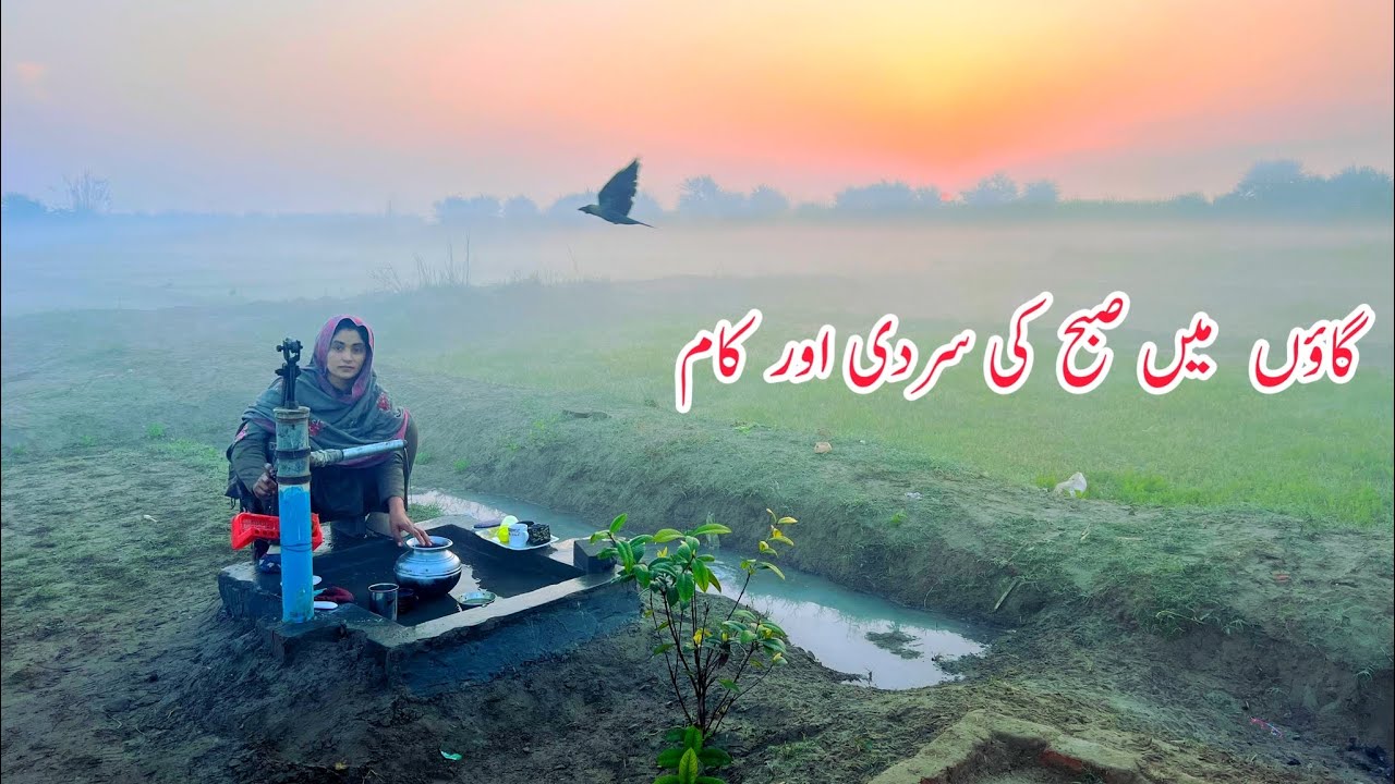 Goan Main Subah Ki Sardi Our Kaam II Most Beautiful Village Morning II Happy Joint Family
