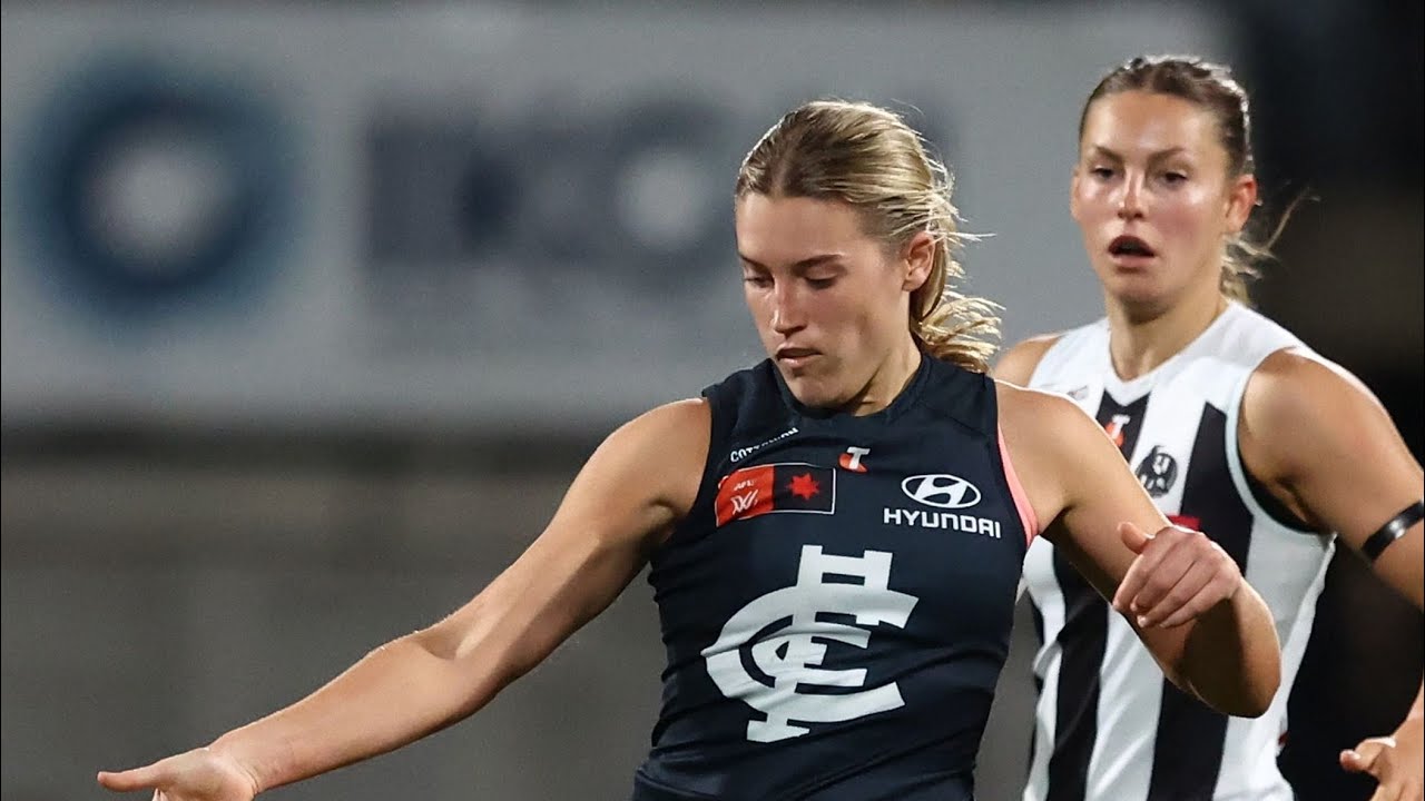 Abbie McKay - AFLW 2025 Round 1 Highlights - Carlton vs Collingwood