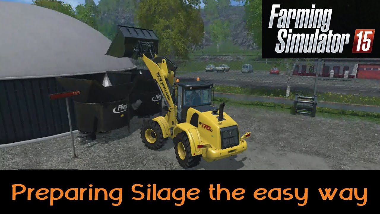 Farming Simulator 2015 PS4 | Preparing Silage the easy way