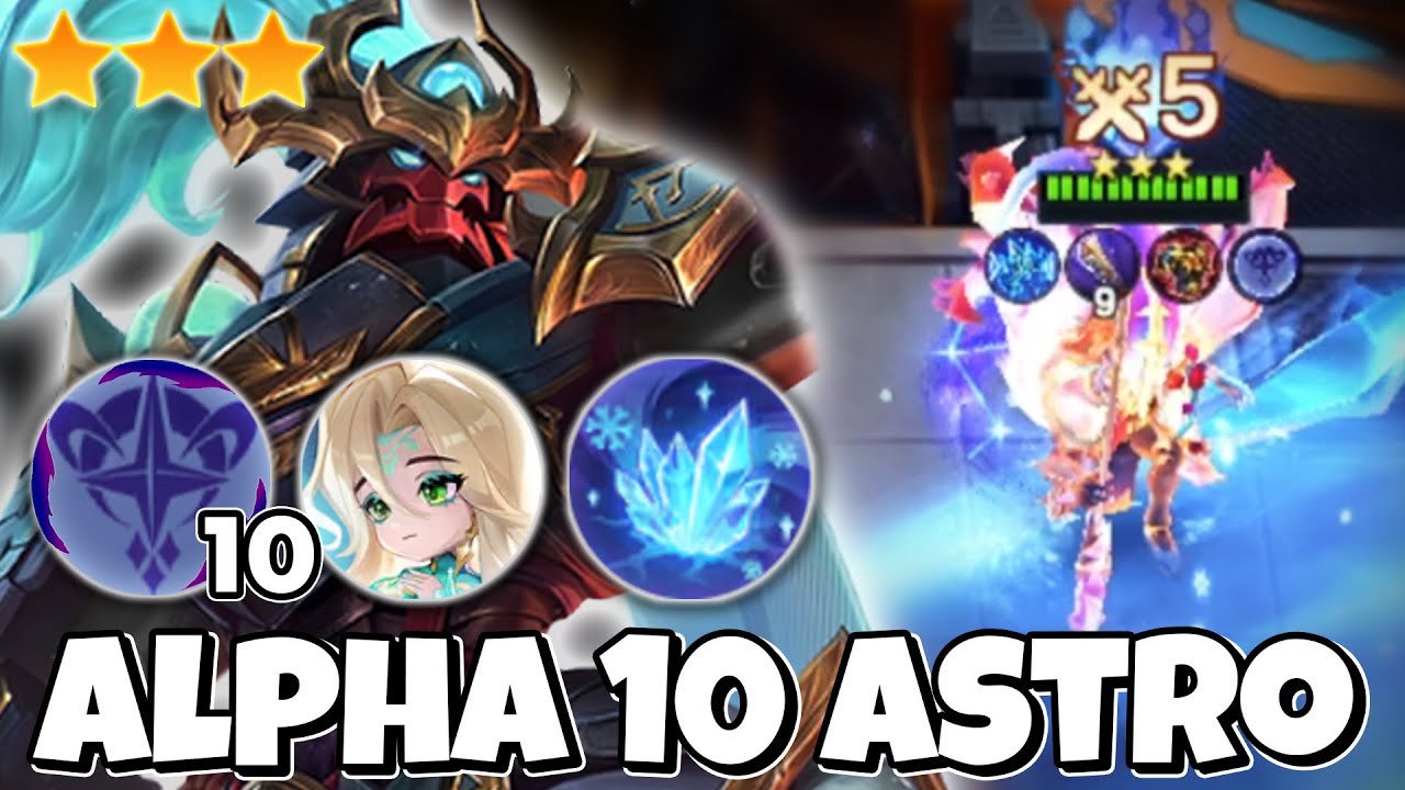 BEGINILAH KEKUATAN ALPHA B3 10 ASTRO!! SEKALI WER LANGSUNG RATA!! MAGIC CHESS GO GO