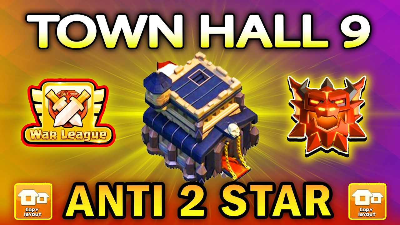 AFTER UPDATE🔥 New TOP 10 TH9 Base for War/CWL/RANKED 2026 | Town Hall 9 STRONGEST TH 9 BASE LINK