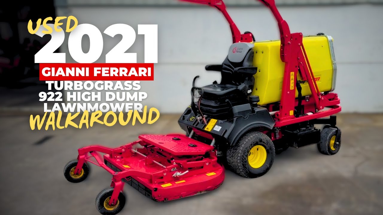 Used Gianni Ferrari Turbograss 922 High Dump Lawnmower | Clarkes of Cavan