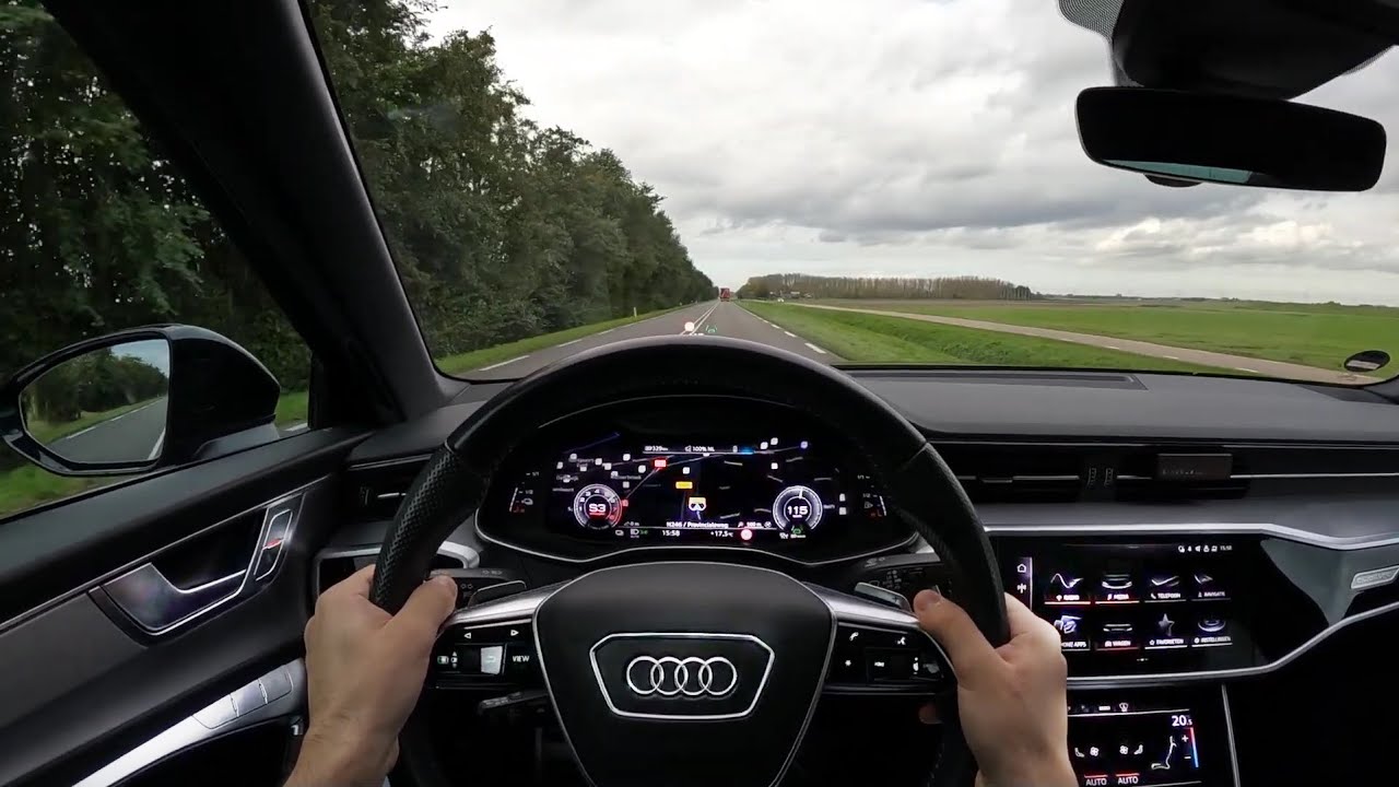 Audi A6 55 TFSIe Quattro 2020 (367HP) - POV Test Drive Review