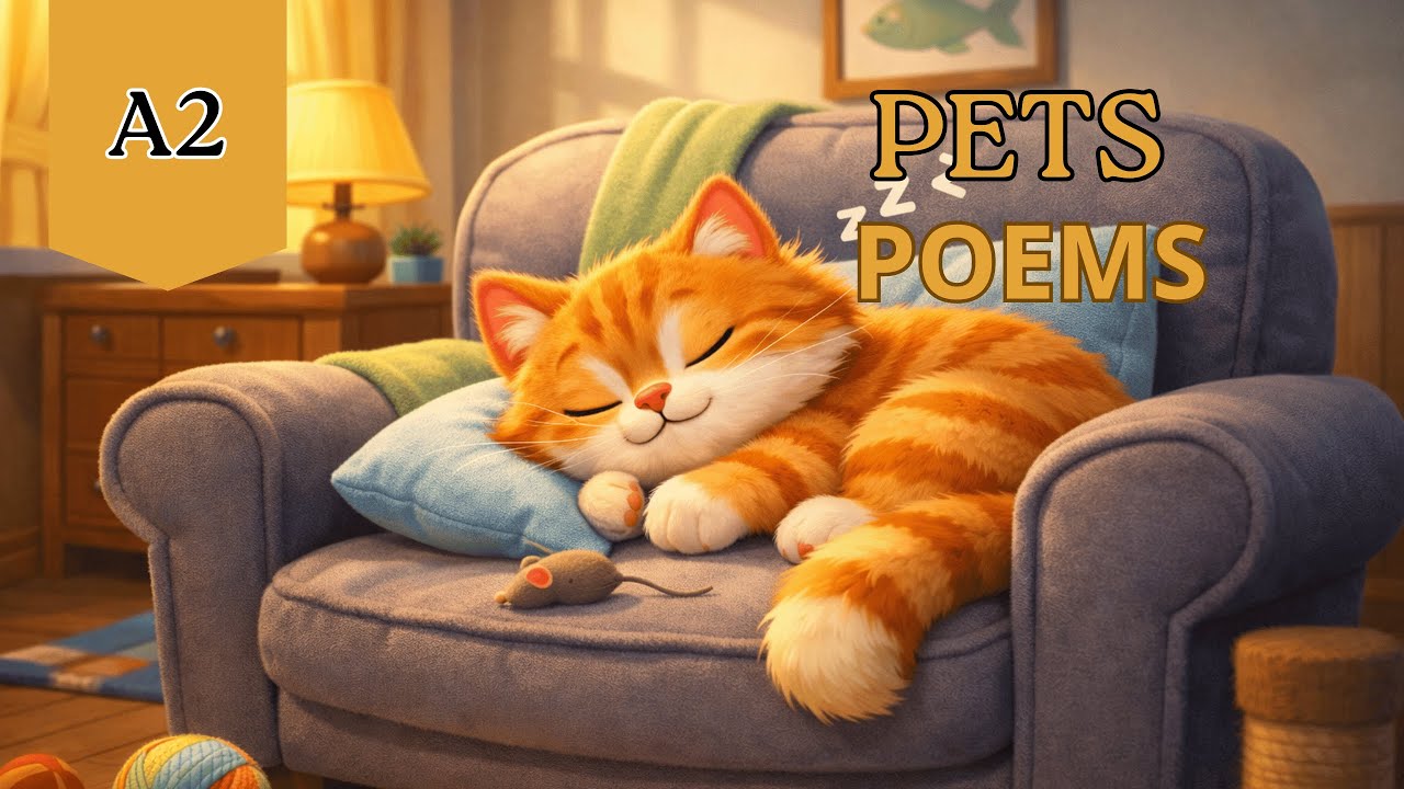 Learn Russian with fun pet poems A2 #learnrussian #russianlanguage