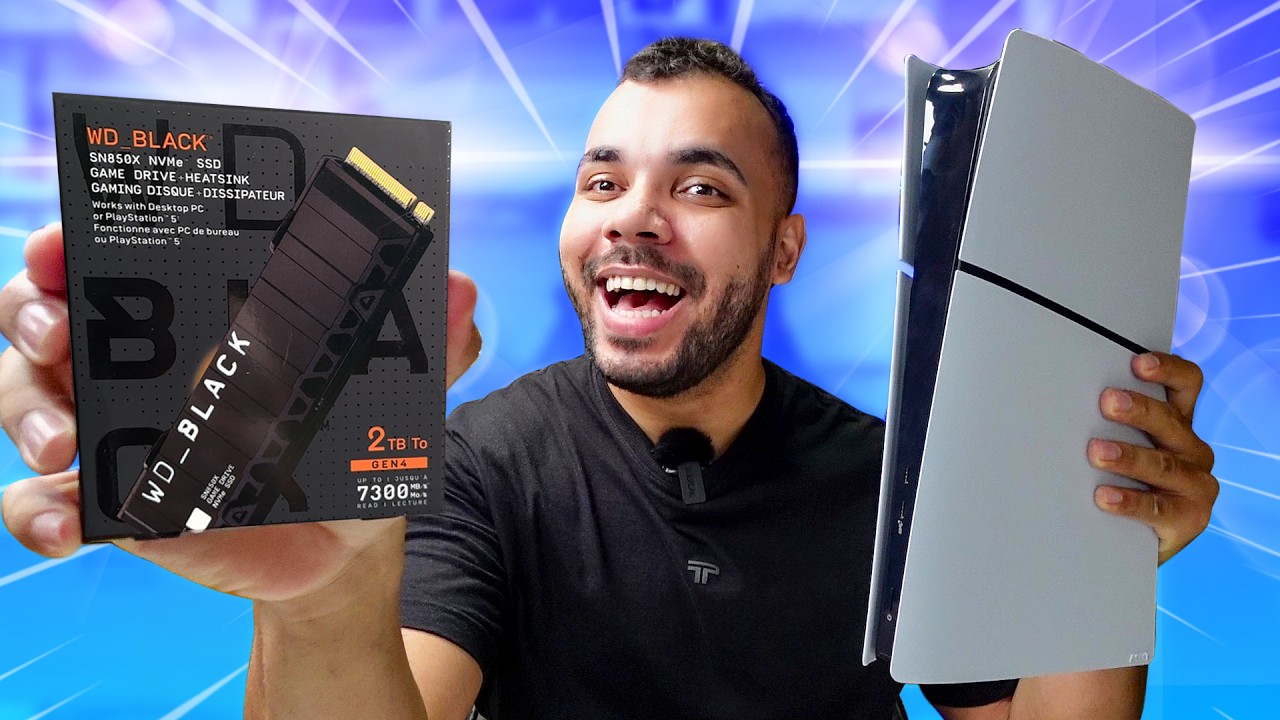 MELHOR SSD para o PS5 SLIM (Upgrade SSD PS5) WD Black SN850X 2TB