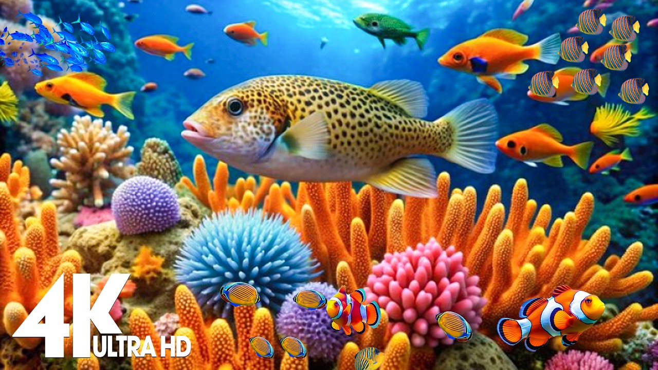 Marvel at Sea Animal in The Best 4K ULTRA HD Aquarium-Dive Into The Mesmerizing Underwater Realm