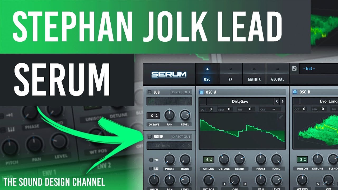 SERUM Tutorial | Lead Sound, Melodic Techno | Stephan Jolk, Afterlife - Tutorial