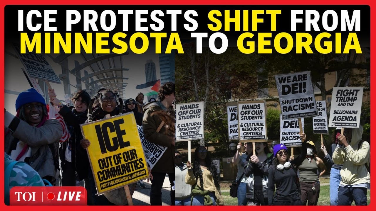 US News LIVE | American Students Protest Trump’s ICE Raids In Atlanta | Minnesota | Renee Good