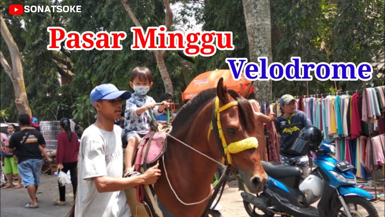 Naik Kuda Poni di Pasar Minggu VELODROME Malang | Ada odong-odong dan Komedi Putar | PART 1