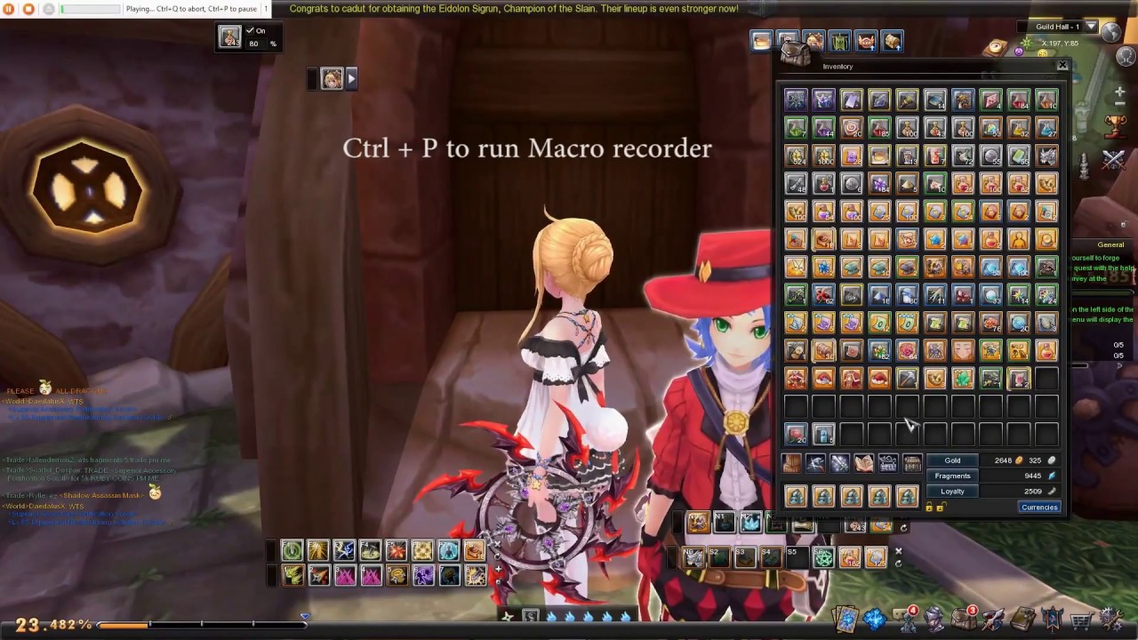 How to create a simple auto cooking bot for Aura Kingdom using Macro recorder