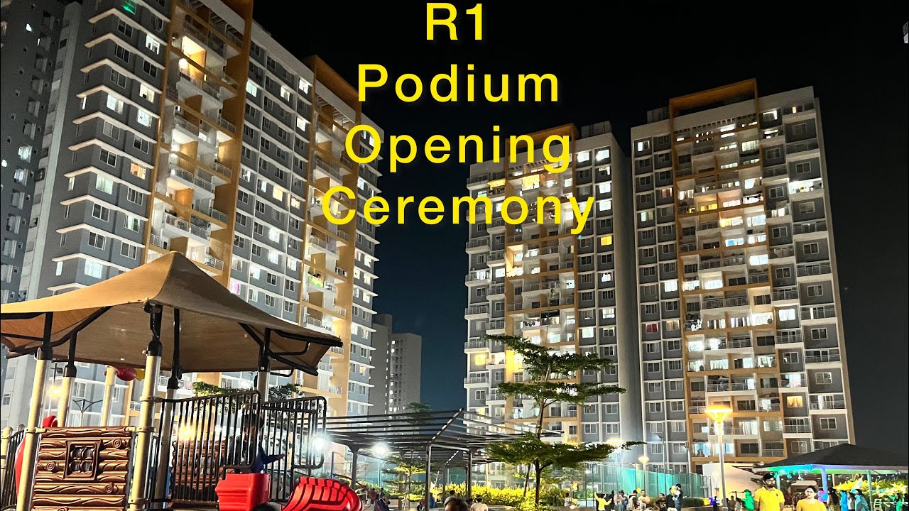 Life republic Inauguration of R1 podium amenities. #pune #liferepublic #koltepatil