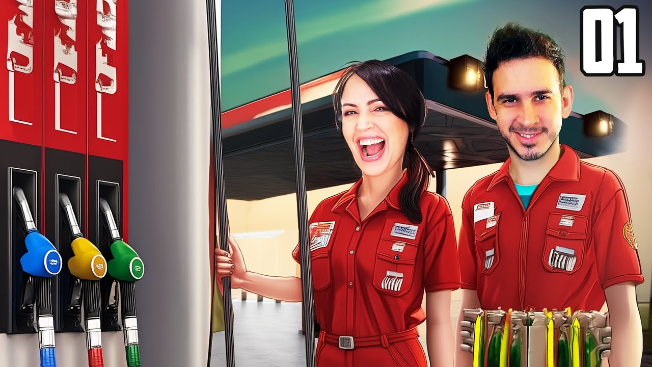 TRABAJAMOS EN UNA GASOLINERA ! Pumping Simulator 2 cap 1