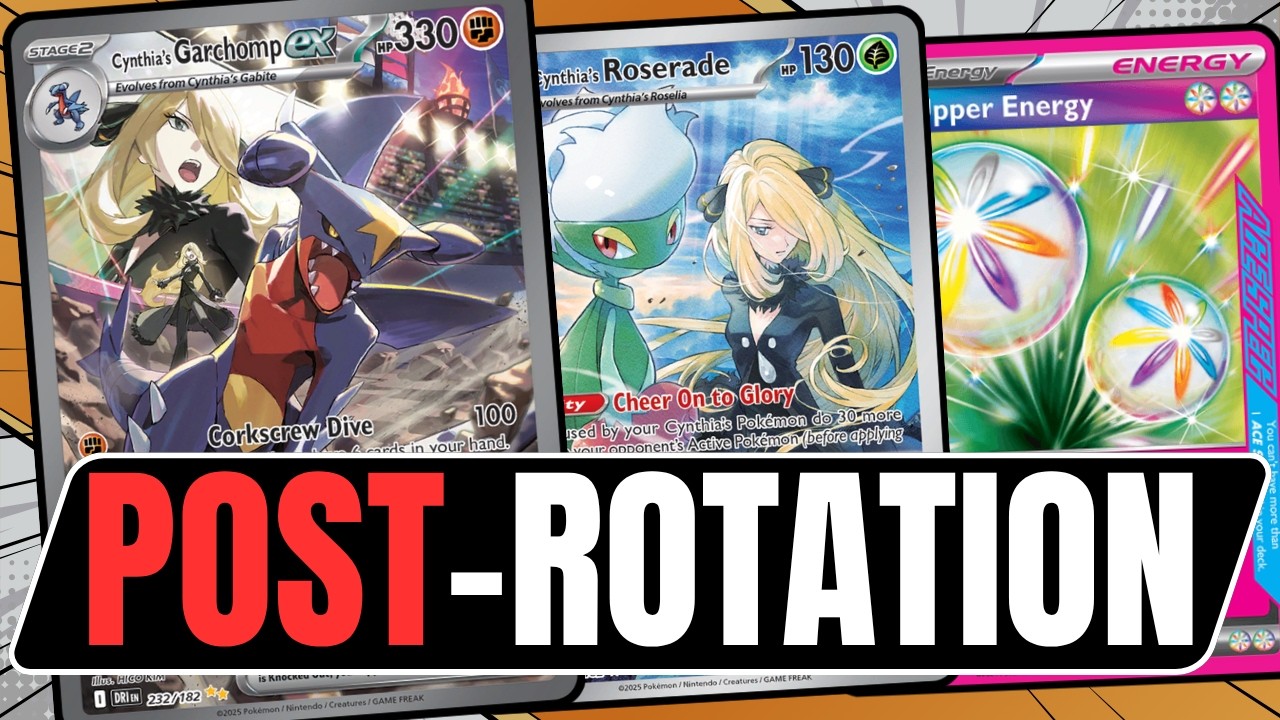 Cynthia’s Garchomp ex Might BREAK The Meta! | Post-Rotation Deck Profile