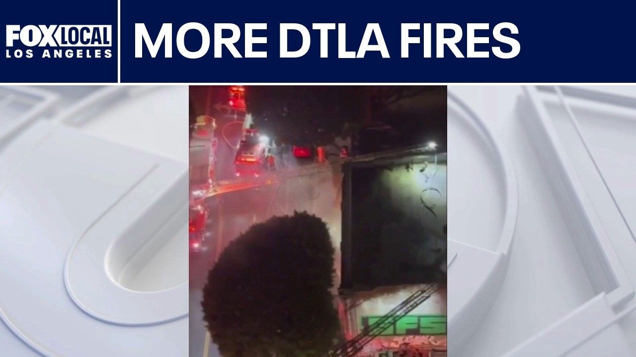 Another fire at abandoned downtown LA building raises safety concerns