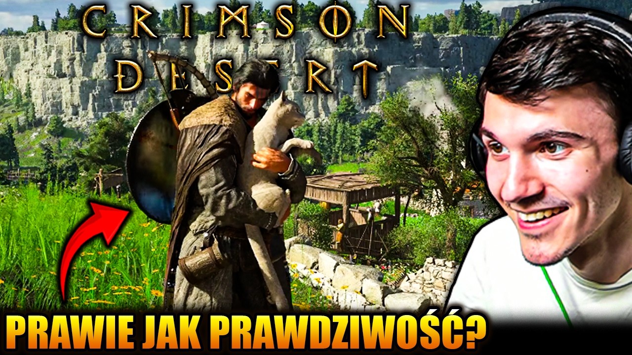 ŚWIAT GRY w którym możesz ZROBIĆ WSZYSTKO? | CRIMSON DESERT trailer żyjącego świata