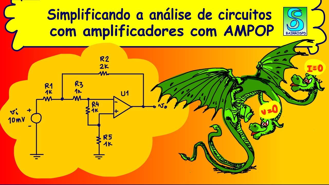 Simplificando a análise de circuitos amplificadores com AMPOP.