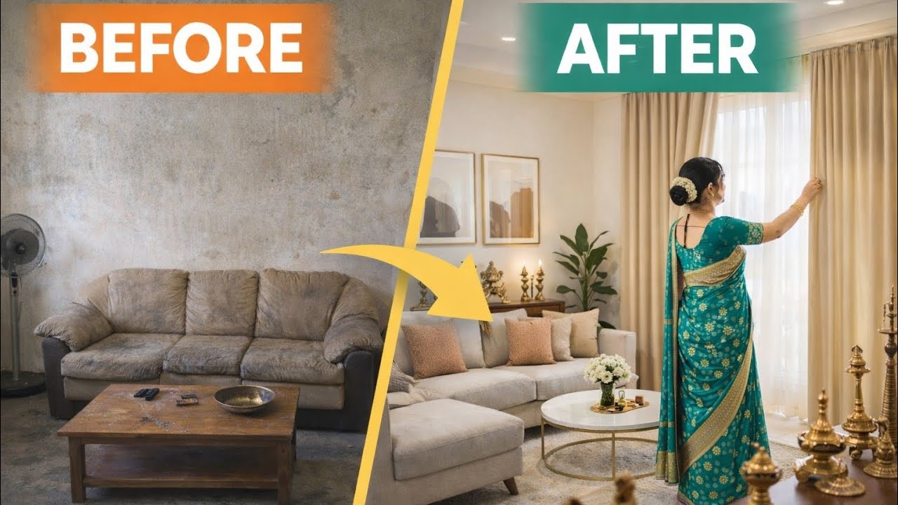 Drawing Room Trending Makeover | Before and After Full Look