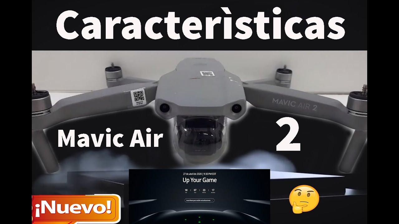 DRONE DJI MAVIC AIR 2, CARACTERÍSTICAS Y NOVEDADES en ESPAÑOL