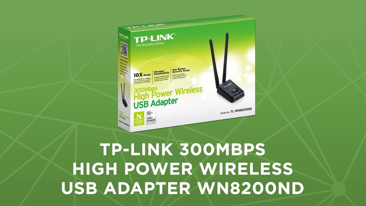 TP-LINK 300Mbps high power wireless usb adapter wn8200nd | Unboxing | Ibtisam Hussain
