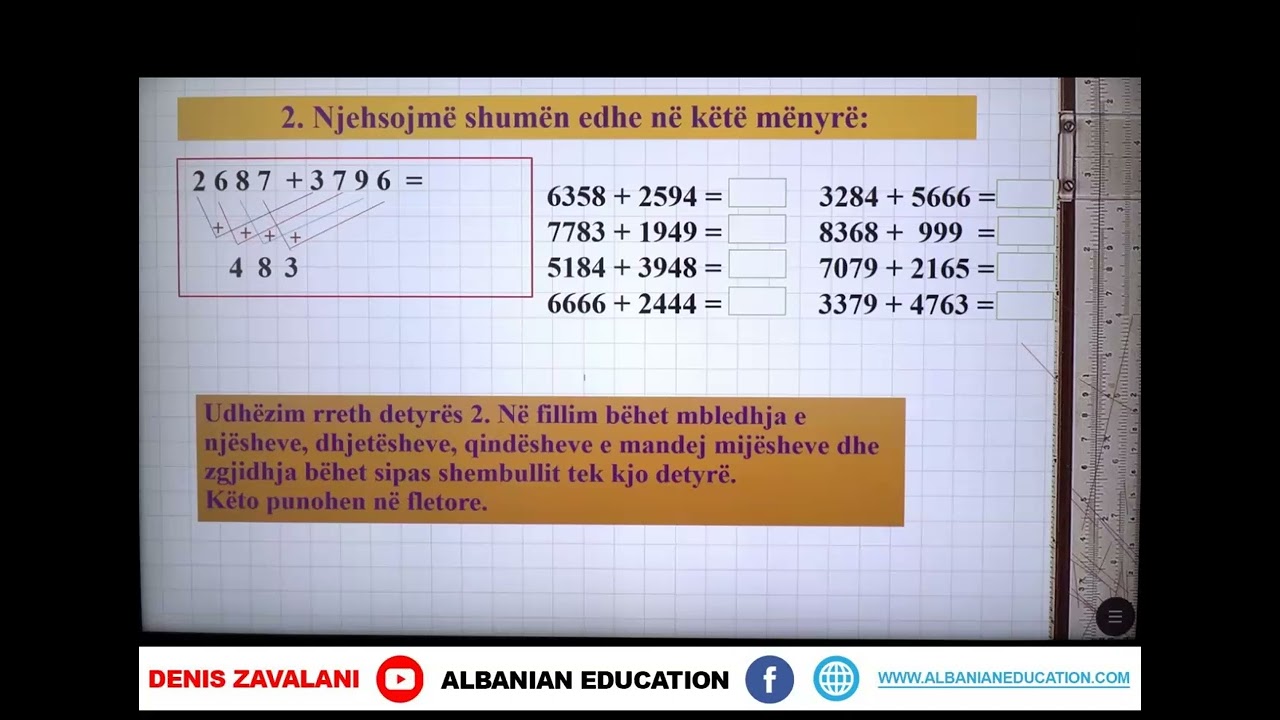 5 02 003 Java e parë Matematikë Mbledhja e numrave deri në 10000 fq 6