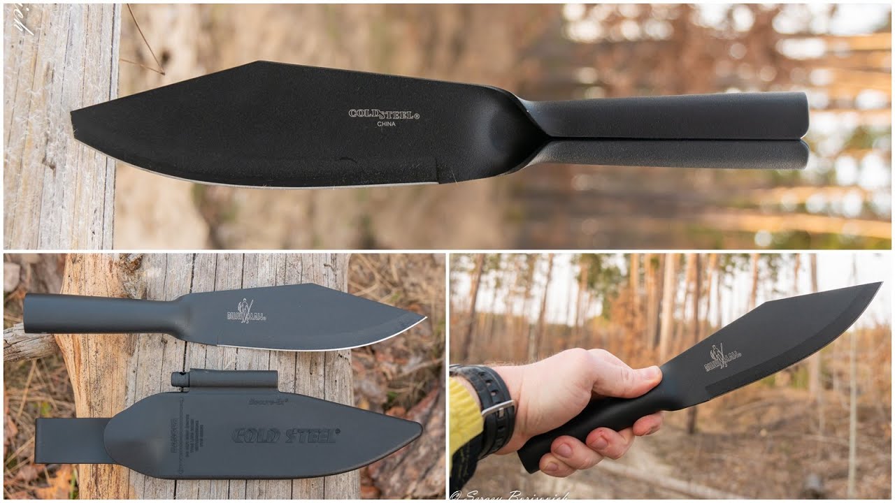 Обзор ножа COLD STEEL BOWIE BUSHMAN (CS_95BBUSK). Штампованное копье
