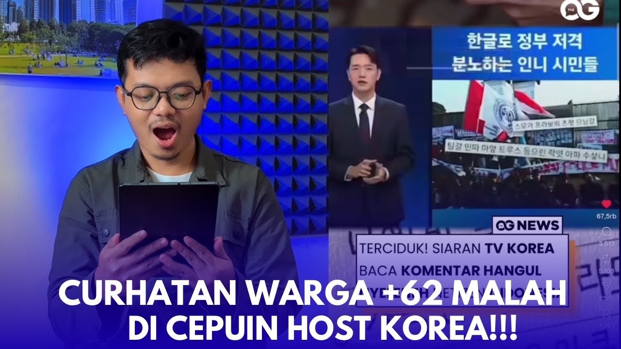 HEBOH❗️Presenter KOREA BONGKAR Curhatan Netizen Indonesia pakek Bahasa Korea!