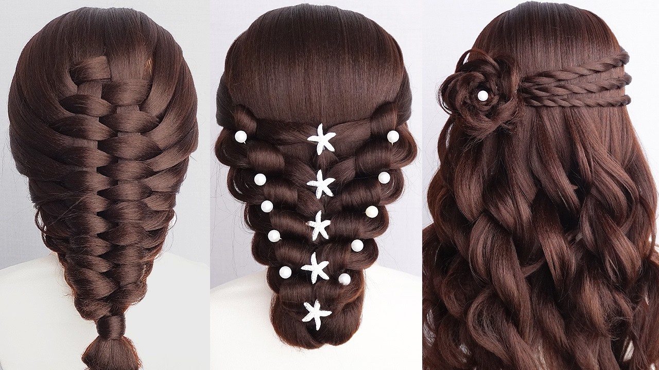 Easy different type of hairstyles - Simple & Stylish hairstyles For Long Hair Girls