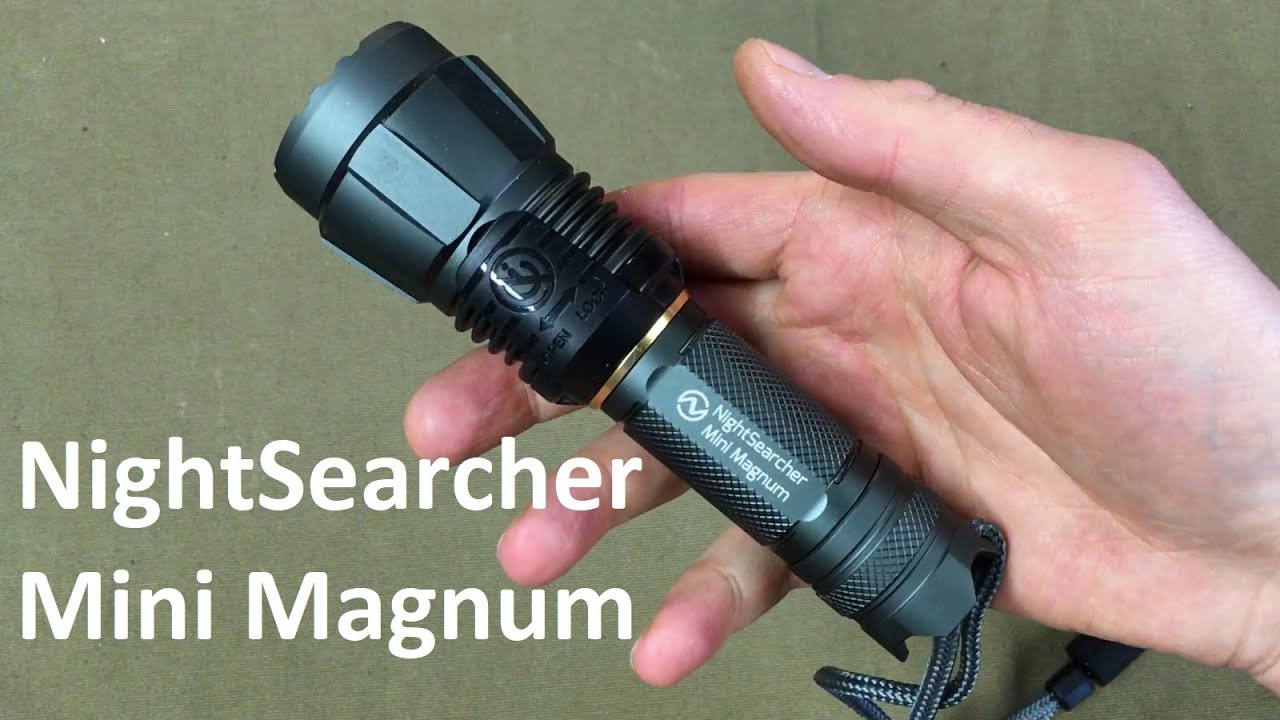 NightSearcher Mini Magnum, beefy and durable CREE XHP flashlight, 21700 included, 2000lumens.