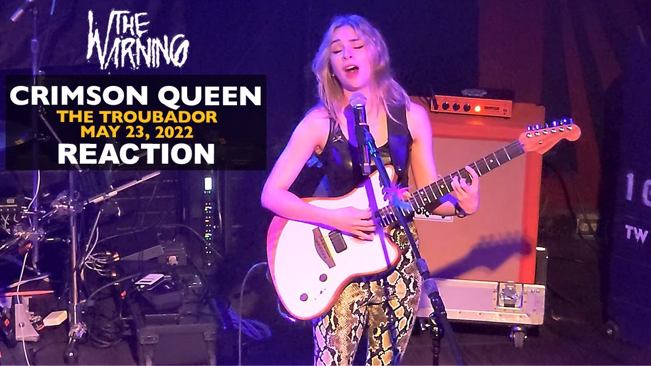 Musicians REACT to The Warning: Crimson Queen (Troubador 2022)