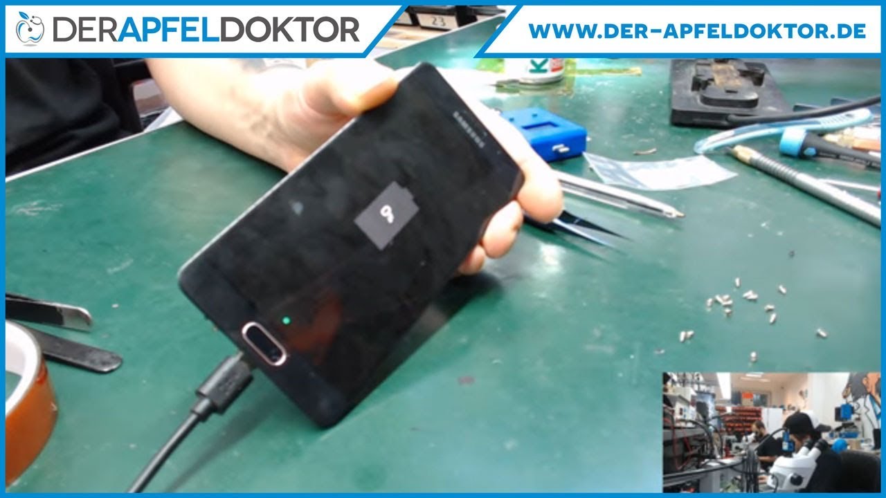 Samsung Galaxy A5 lädt nicht - A510f lädt nicht - USB-Buchse Austausch - USB-Buchse reparieren