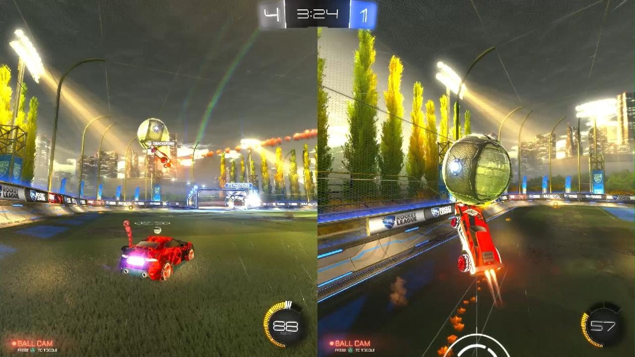 We are very trash at Rocket League Tournaments split screen