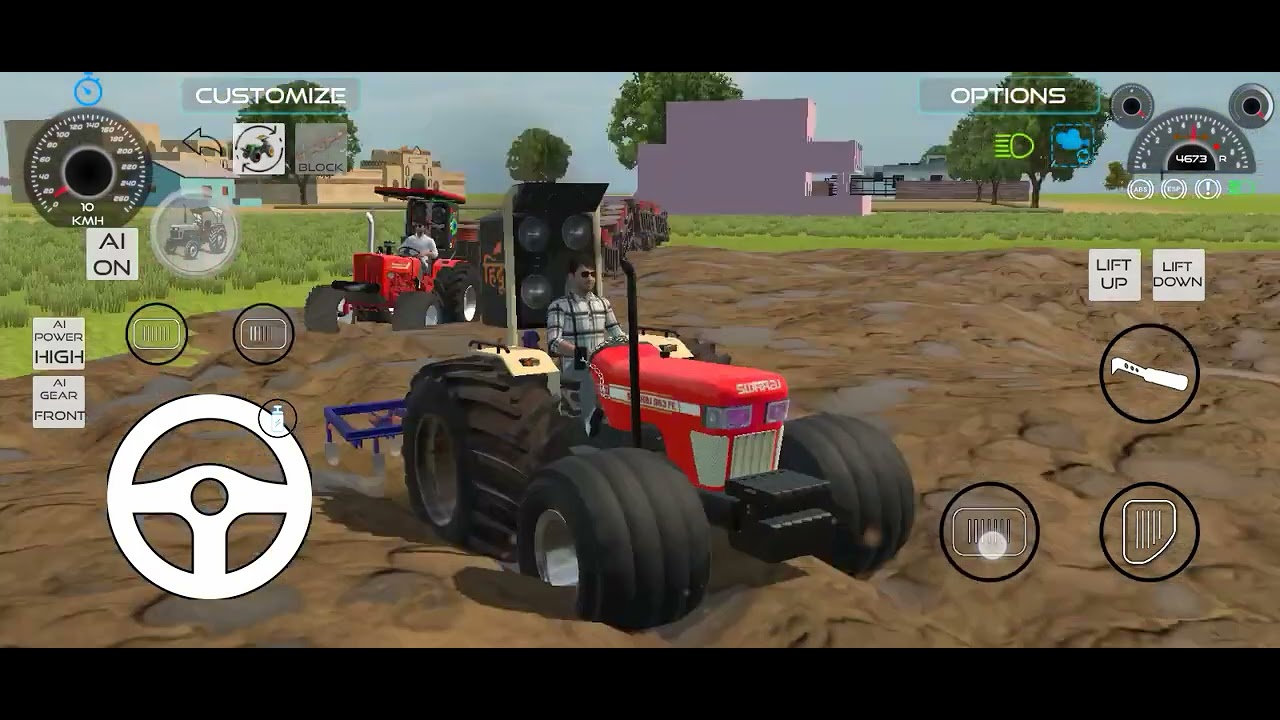 Mahindra tractors fas Gaya to Swaraj 963 gya 😳😳