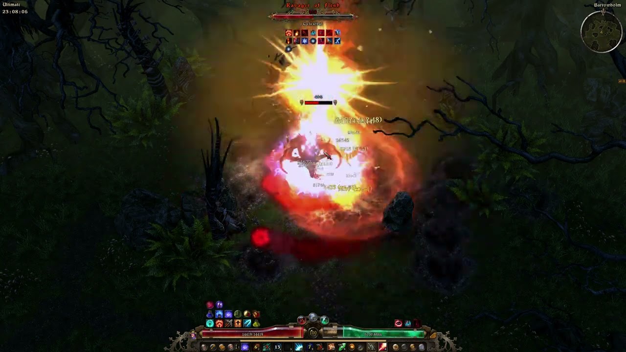 Mage Hunter on Fire Igni+Devastation vs Ravager (red) Facetank ~1:10 (1.2.1.6 PT)
