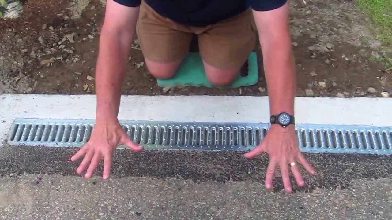 Install a Trench Drain Video 7 of 7
